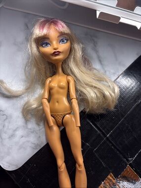 my melody ever after high doll with purple Highlighted Bangs